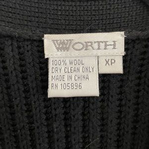 This is a Worth New York wool sweater in an extra small